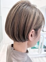 アッシュ 久我山店(Ash) ハイライト×ショートボブ