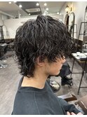luxo by afinar   ツイスパ×ミディアムウルフ