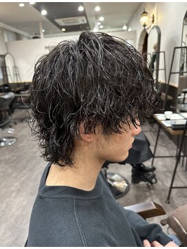 ルクスバイアフィナー(Luxo by Afinar) luxo by afinar ツイスパ×ミディアムウルフ