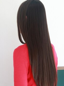 ボーノ ヘアー BUONO HAIRの写真/真っ直ぐになりすぎない"自然で柔らかいストレート"が叶う♪前髪や顔まわりのみのポイント矯正も◎