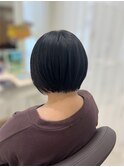 襟足スッキリショートボブ