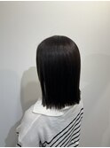 髪質改善ストレート×ミディアムボブ