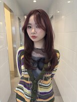 スノッブサンク(Snob ciNQ)&nbsp;レイヤーカット/顔まわりカット/ラベンダーカラー