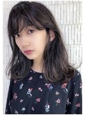 くすみカラーのハイライト＋高発色グレージュブラウン♪