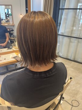 ヘアーエスクールステラ(hair S.COEUR stella) 顎下きりっぱなしボブ