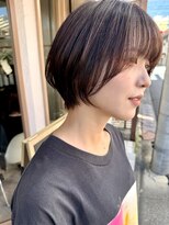 カーム(calm)&nbsp;くびれヘア/アプリコットオレンジ/ハイライトカラー/ショート