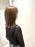 【cut&color】カット＋イルミナカラー＋髪質改善トリートメント＋水光TR