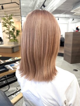 オアシス アン(oasis-un) 2ブリーチカラー　淡ピンク