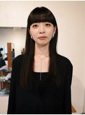 【ワイドバング/Piu-】ロングヘア/前髪カット/大人ヘア