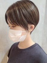 エリマ 武蔵小杉(elima) 武蔵小杉大人丸みショートヘア秋冬透明感カラーブラウン