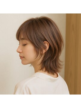 スープレックス ヘアーデザイン(SOUPREX HAIR DESIGN) ミディアムレイヤーウルフ　20代 30代 40代 50代 60代髪質改善