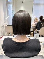 ビューバイネオリーブ 用賀店(Beau'r by neolive)&nbsp;黒髪クラゲヘアーオリーブグレー小顔ココアベージュ[用賀]