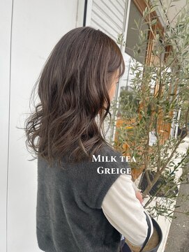 ヘアーサロン ヴィアルス 松原店(hair salon VIARS) ミルクティーグレージュ