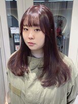 テトラ バイ ネオリーブ 横浜西口店(tetra by neolive)&nbsp;ピンクブラウンブリーチなしカラーレイヤー髪質改善N