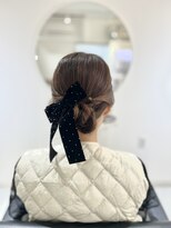 ミルメルシー(Mille mercis)&nbsp;タイトアレンジ/肩下ボブ/ストレート履歴あり/リボン飾り