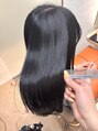 エレノア 目黒店(Eleanor) 自毛風のダークトーンでも透明感◎柔らかダークグレージュ