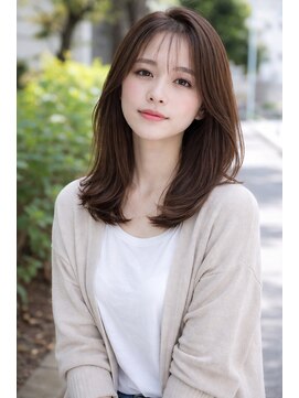 ワゴンバイアフロート(Wagon by afloat) セミロング20代30代ストレートレイヤー前髪なし前髪あり池袋