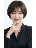アメリア(ameria)&nbsp;40代50代にオススメ！前下がりショートボブ丸みショート