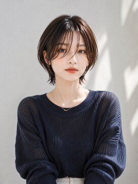 グリッター 仙台中央店(GRITTERs) レイヤーボブウルフボブシースルーバング20代30代40代