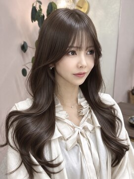 シーテ(Ciete) 韓国ヘア名古屋ハイレイヤー顔まわりカット前髪ボブタッセル小顔