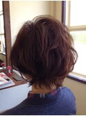 軽やかウェーブショート