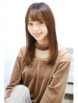 アーレル(Arlel)&nbsp;☆Arlel 池袋☆ツヤ髪＆シースルーバング、シンプルストレート