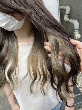 アース 三軒茶屋店(HAIR&MAKE EARTH) インナーカラー