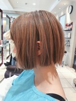 ライラ(Lyla)&nbsp;guest hair 切りっぱなしベージュミニボブ