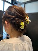 ヘアセット/ヘアアレンジ/結婚式/二次会/ブライダル/お呼ばれ