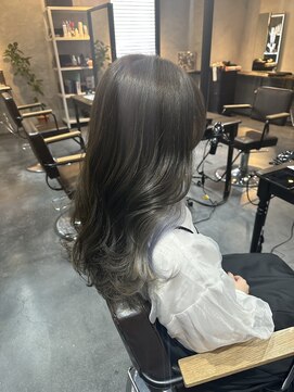 ラディックス(LADiX) earring color purple gray