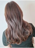クセがまとまるカット＊ミルキーベージュ【ZinaCENTRAL】