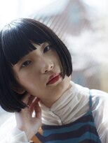 ノフ(knof)&nbsp;切りっぱなしボブ × 地毛風カラー