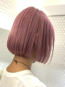 サンクプロジェクト(cinq PROJECT) ダブルカラーミルクティーピンクベージュカラーハイトーンカラー