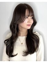 ワン バイ ジエクト(One by The Ect)&nbsp;【レイヤーロング】似合わせカットフルバング＆シルキーベージュ
