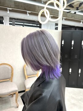 スイ(sui) シルバー&インナーカラーパープル
