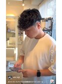 メンズカット、パーマ、メッシュ