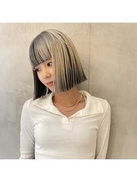 サヴィー(suvvy) 2トーンボブ【福岡/天神】似合わせカット/イメチェン