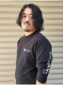ミディアム波巻きパーマ
