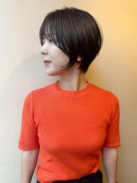 フェイバー 赤坂店(FAVOR) 深みのあるモーヴブラウン×ショート