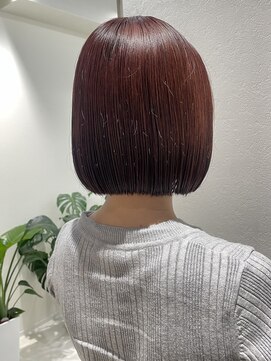 リル 茅ヶ崎(Liru:) 黒髪/ボブルフ/ネビージュ/小顔/ワンレン/茅ヶ崎/髪質改善/前髪