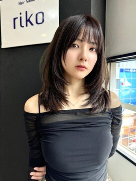 リコバイアフロート(riko by afloat) レイヤーカット/ウルフカット/韓国