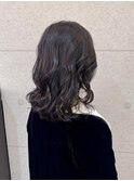 ミディアムふわ巻きヘア