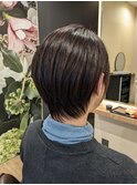 耳掛け◆丸みショート