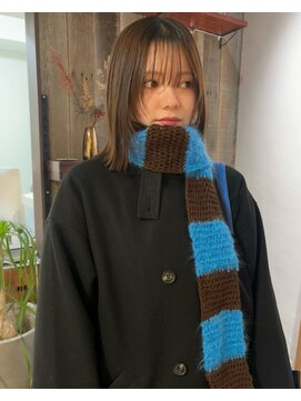 アルク(alku) ボブ顔まわりレイヤーヘアアレンジ【meg】