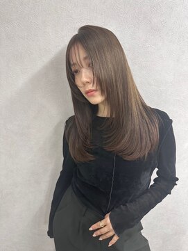 エル 新小岩(elu) 美髪/ワイドバング/レイヤーカット/くすみベージュ/新小岩駅