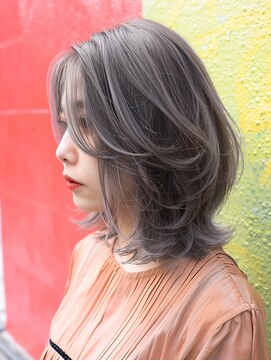 アルトリスト(Altruist Aging×HAIR&SPA) ☆イメチェンピンクベージュアンブレラカラー前髪クールショート