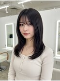 下総中山/ミディアム/顔周り/レイヤーカット/ブリーチなしカラー