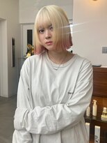 リヴ ウメダ(LIV umeda)&nbsp;ブロンド×裾カラー/ブリーチ/ダブルカラー【梅田】