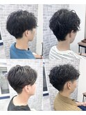 大人メンズパーマ