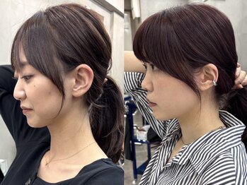 ファビ 渋谷(Fab)の写真/【渋谷/髪質改善/縮毛矯正】髪質改善×[顔周り/レイヤーカット]のトレンド×ツヤ感カラーで理想を叶える★